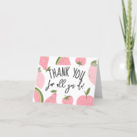 Thank You for All You Do! – Pink Fruit Design