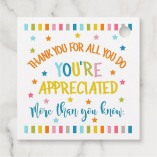 Thank you for all you do, you're appreciated more  favour tags