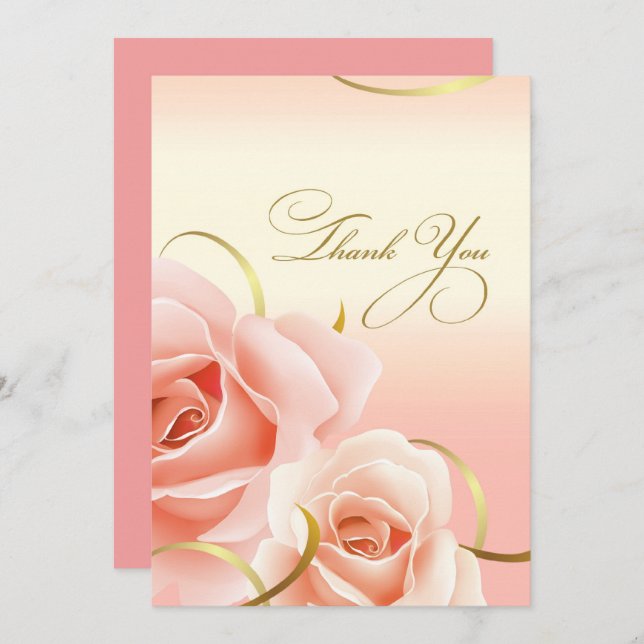 Thank You for Attending Anniversary Party Cards (Front/Back)