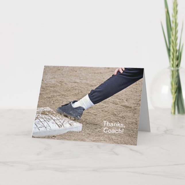 Thank you for Baseball Coach (Front)