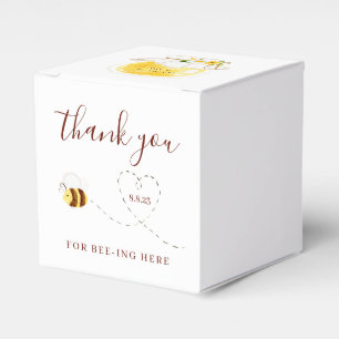 Thank You For Bee-ing Here Favor Box