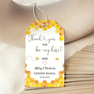 Thank You for Bee-ing Here Favour Tags
