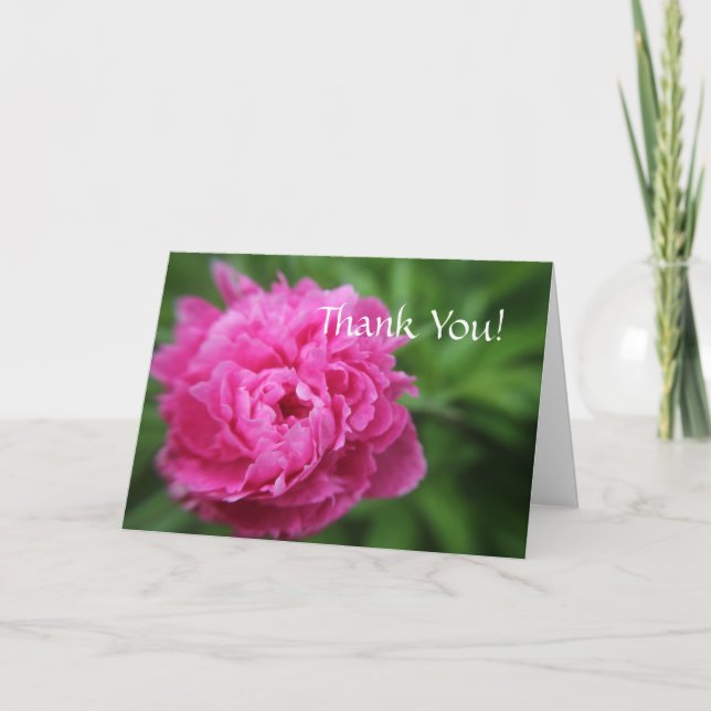 Thank You for Being a Bright Spot - Peony Card (Front)