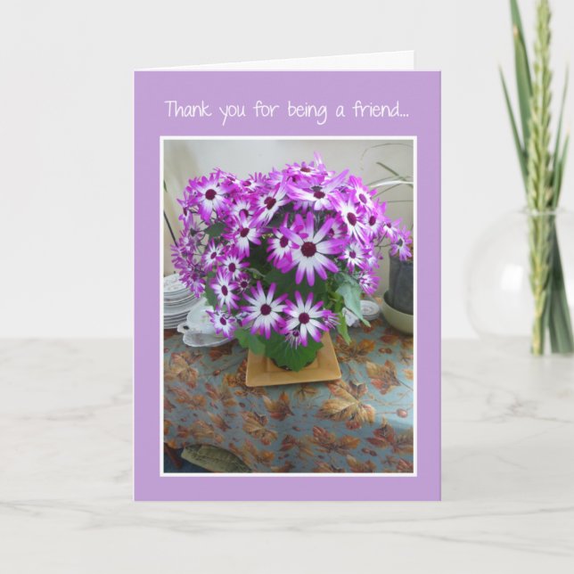 Thank you for being a friend... (Front)