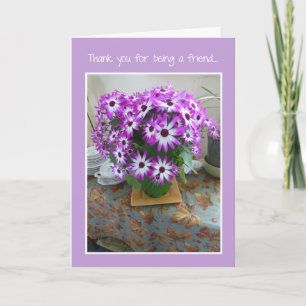 Thank you for being a friend... card