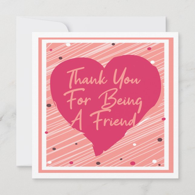 Thank You For Being A Friend Galentines Day Funny Holiday Card (Front)