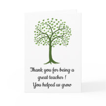 thank you for being a great teacher