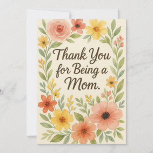 “Thank You for Being a Mum” card -The Golden Girls