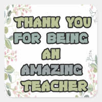 Thank you for being an amazing Teacher