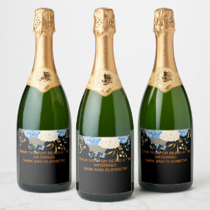THANK YOU FOR BEING AT THE WEDDING Sparkling Wine Label