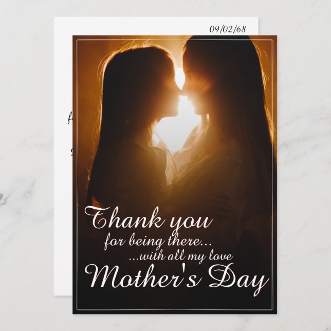 Thank You for Being Here – Mother’s Day (Front/Back)