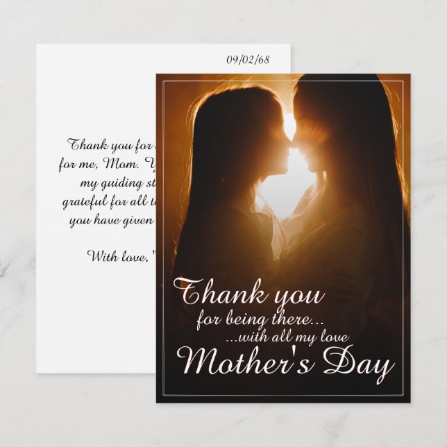 Thank You for Being Here – Mother’s Day (Front/Back)