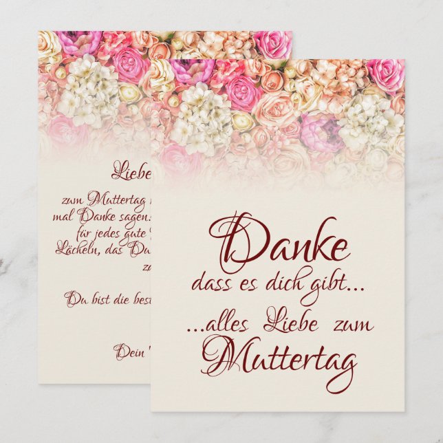 Thank you for being here — Mother's Day (Front/Back)