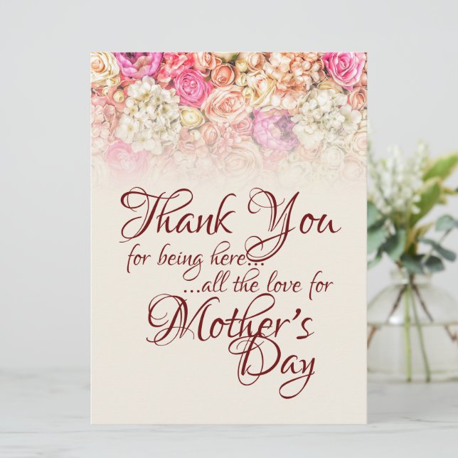 Thank you for being here - Mother's Day (Standing Front)