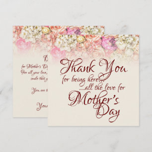 Thank you for being here - Mother's Day