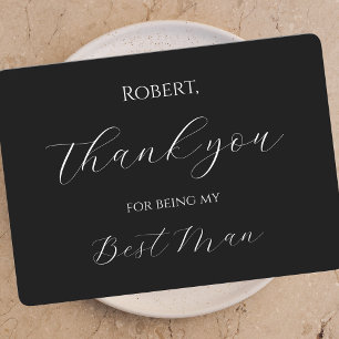 Thank You for Being My Best Man Card Script