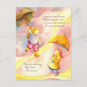 Thank You for Being My Friend Postcard