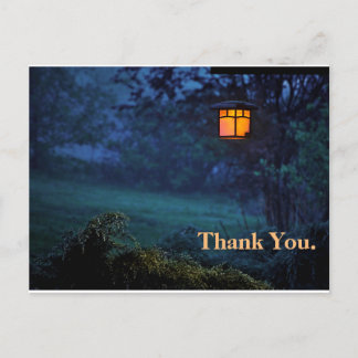 Thank you for being my light... postcard