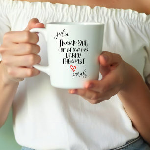 Thank You For Being My Unpaid Therapist Best Two-Tone Coffee Mug