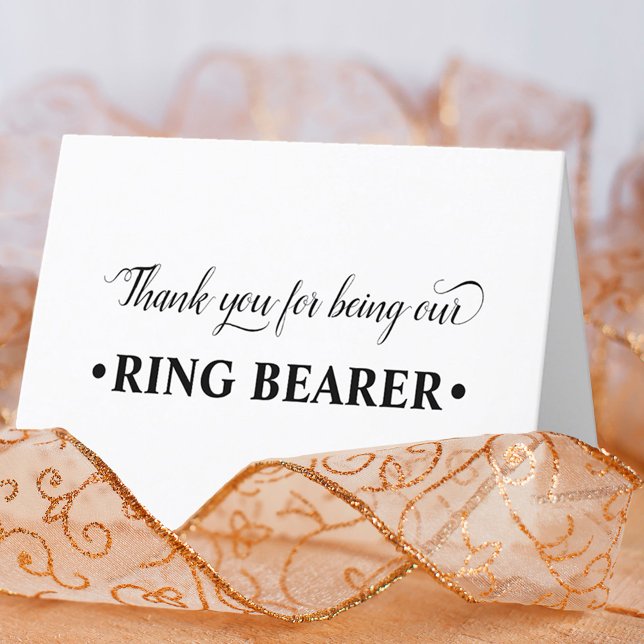 Thank You for being our Ring Bearer Wedding Party (Creator Uploaded)