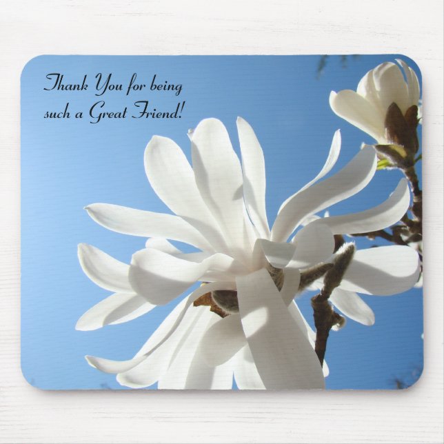 Thank You for being such a Great Friend mousepad (Front)
