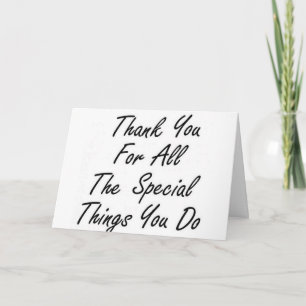 **THANK YOU** FOR BEING **YOU** CARD