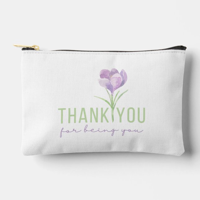 Thank You For Being You Print Cut Sew Bag (Front)