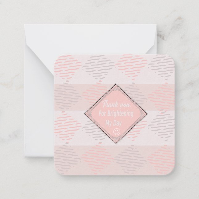 Thank you For Brightening my Day: Card (Front)