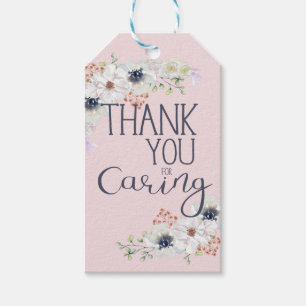 Thank You For Caring Caregiver Appreciation Gift Tags