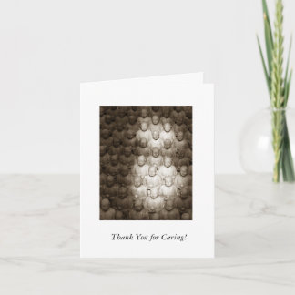 Thank you for caring (for others) card
