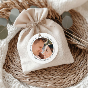 Thank You for Celebrating w Us Photo Favour Tags