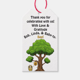 Thank You for Celebrating with Us - Bee Gift Tags