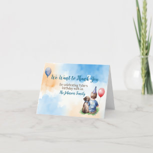 Thank you for Celebrating with Us Birthday Card