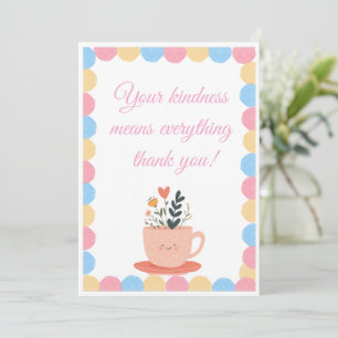 Thank You for Celebrating With Us Card