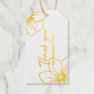 Thank you for celebrating with us gift tags