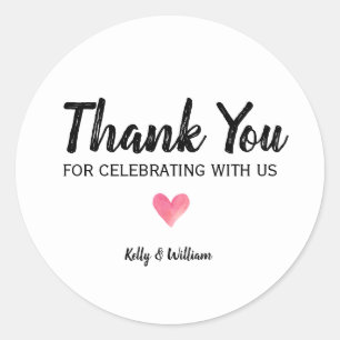 Thank You for Celebrating With Us sticker