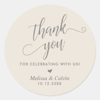 Thank you for celebrating with us, Wedding