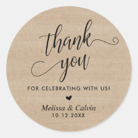 Thank you for celebrating with us, Wedding