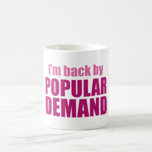 Thank you for coming back! coffee mug