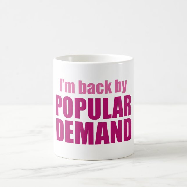 Thank you for coming back! coffee mug (Center)