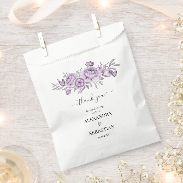 Thank you for Coming Eucalyptus Wedding Sweet Favo Favour Bags (Clipped)