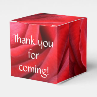 Thank you for coming favour box