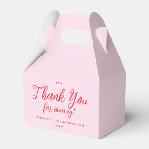 Thank You for Coming Galentine's Party  Favour Box
