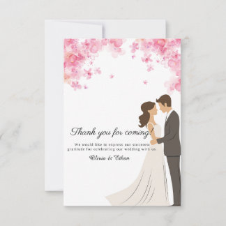 Thank You for Coming Invitation Card