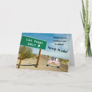 Thank you for coming to our Wedding Las Vegas Card