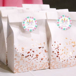 Thank You for Coming Unicorn Classic Round Sticker