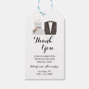 Thank You for Coming Wedding Gift Tag