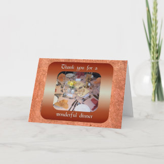 Thank You for Dinner Card