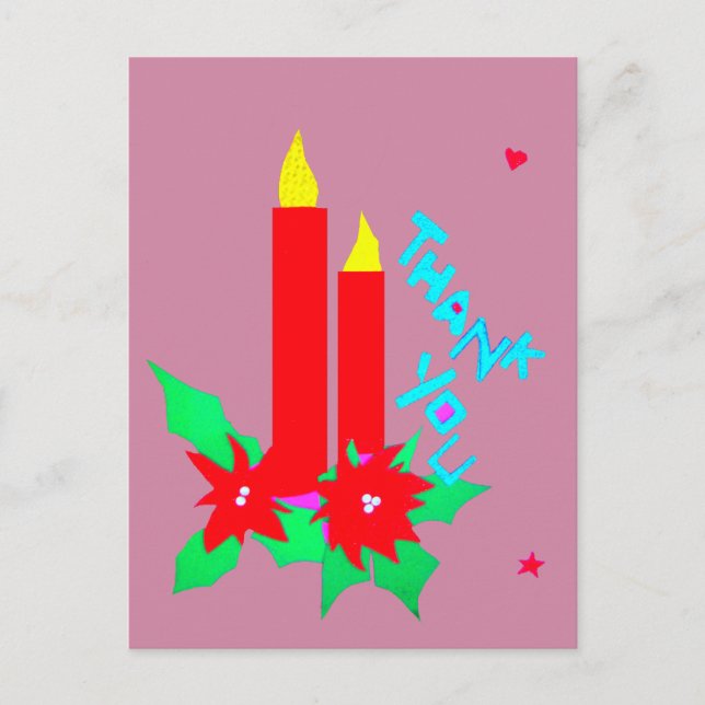 Thank You For Every thing Postcard (Front)