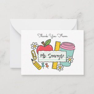 Thank You For Everything - Teaching Assistant Card